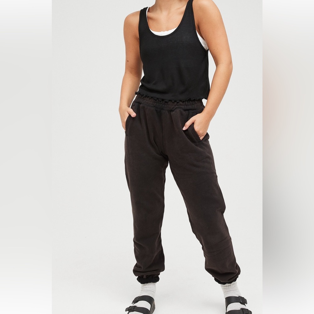 OFFLINE by Aerie Throw-Back Fleece Jogger 🖤 XL SHORT